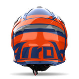 Casco Airoh AVIATOR ACE 2 ENGINE - Blu Arancio