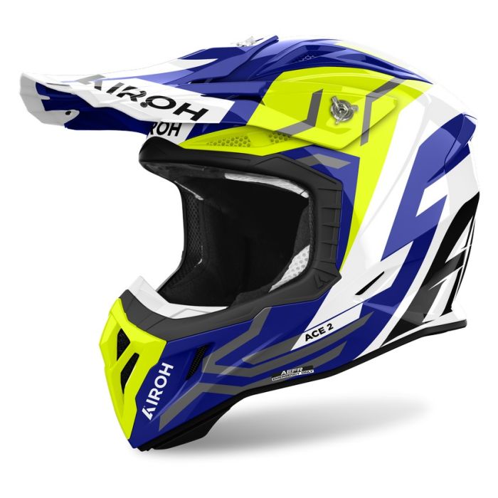 Casco Airoh AVIATOR ACE 2 GROUND - Yellow Gloss