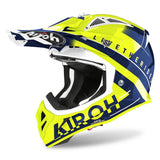 Casco Airoh AVIATOR ACE AMAZE - Blu Giallo
