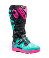 Sidi Crossfire 3 SRS Boots - Black Mint Pink