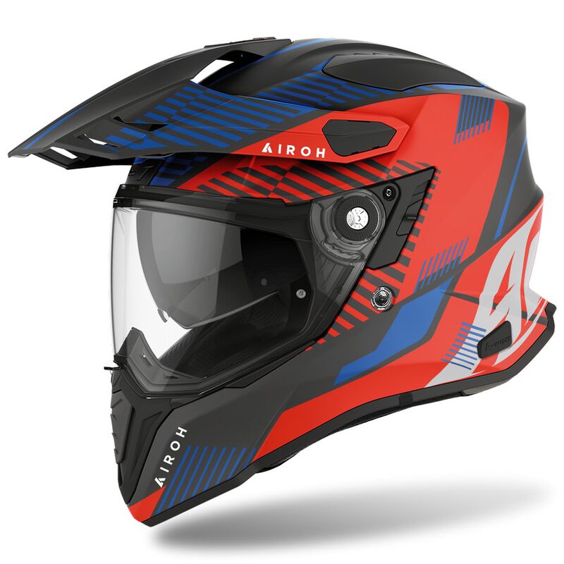 Airoh Commander BOOST Helmet - Red Blue