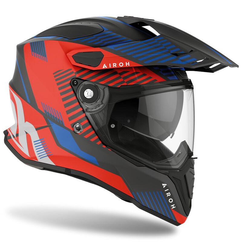 Airoh Commander BOOST Helmet - Red Blue