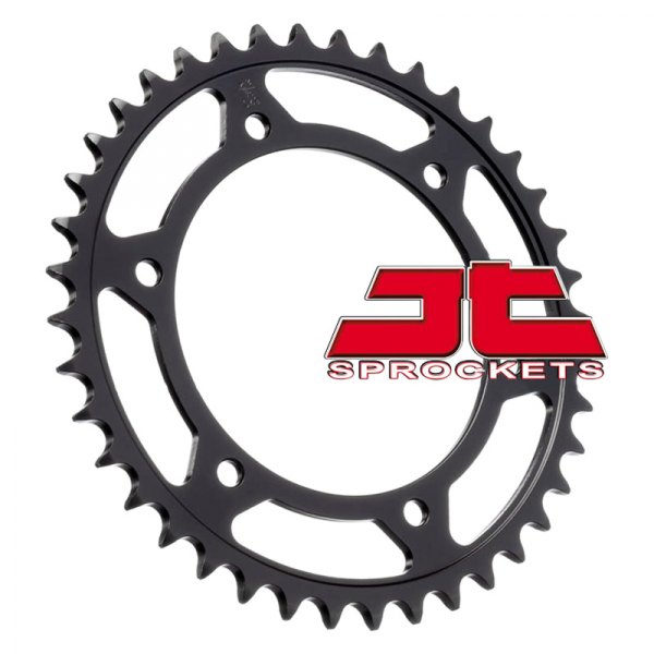 Corona in acciaio JT - Gas Gas / Husaberg / Husqvarna / KTM - Nero