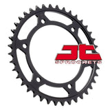 Corona in acciaio JT - Gas Gas / Husaberg / Husqvarna / KTM - Nero