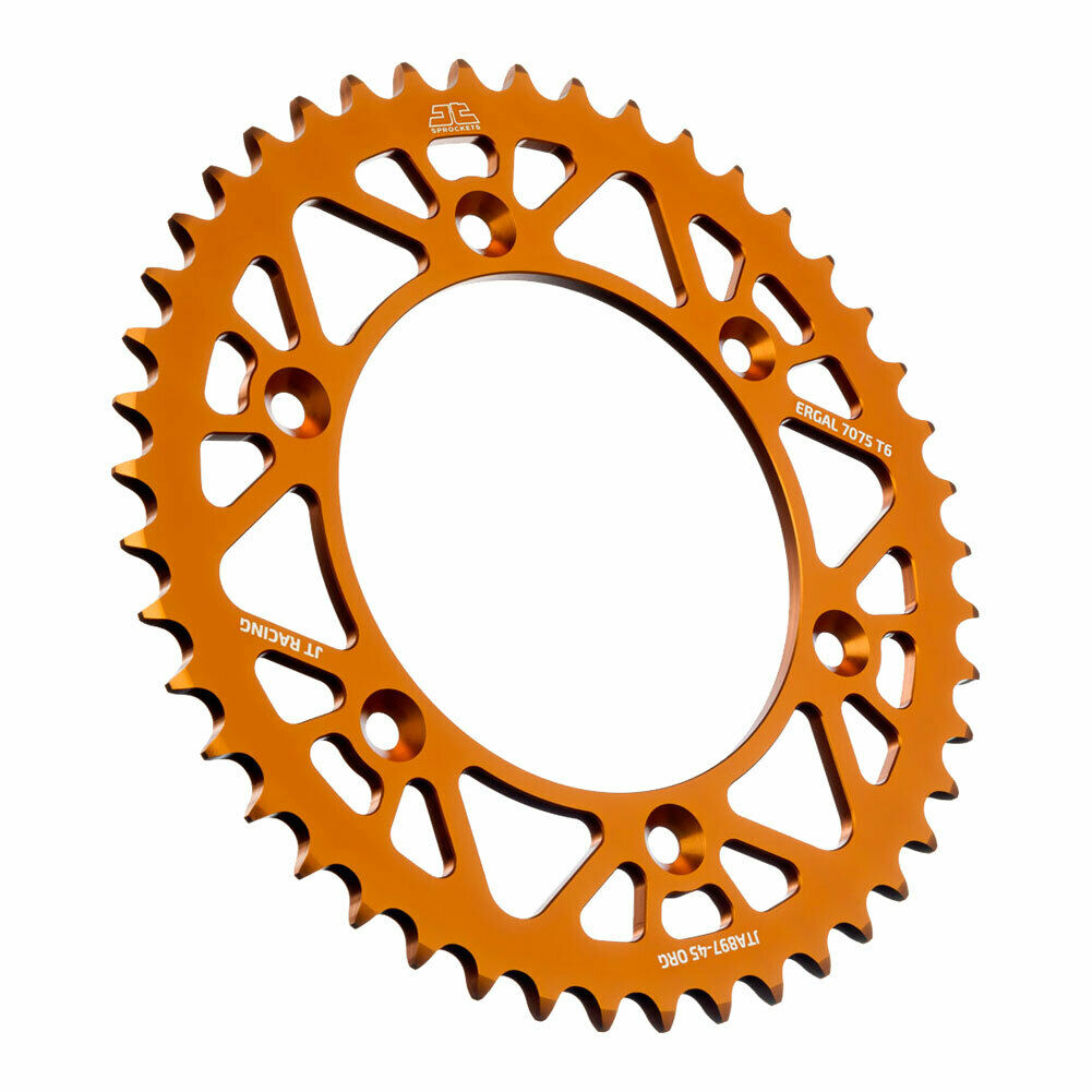 JT RACELITE ergal chainring - Gas Gas / Husqvarna / KTM 85cc - Orange