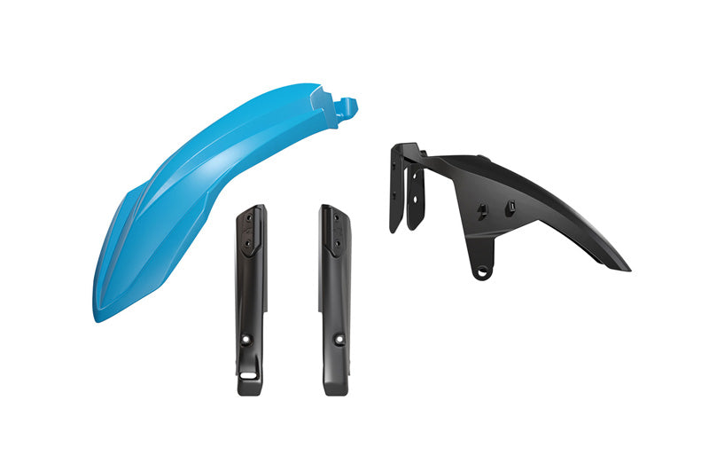 T7 Revolution Front Fender and Fork Protector Kit - Blue