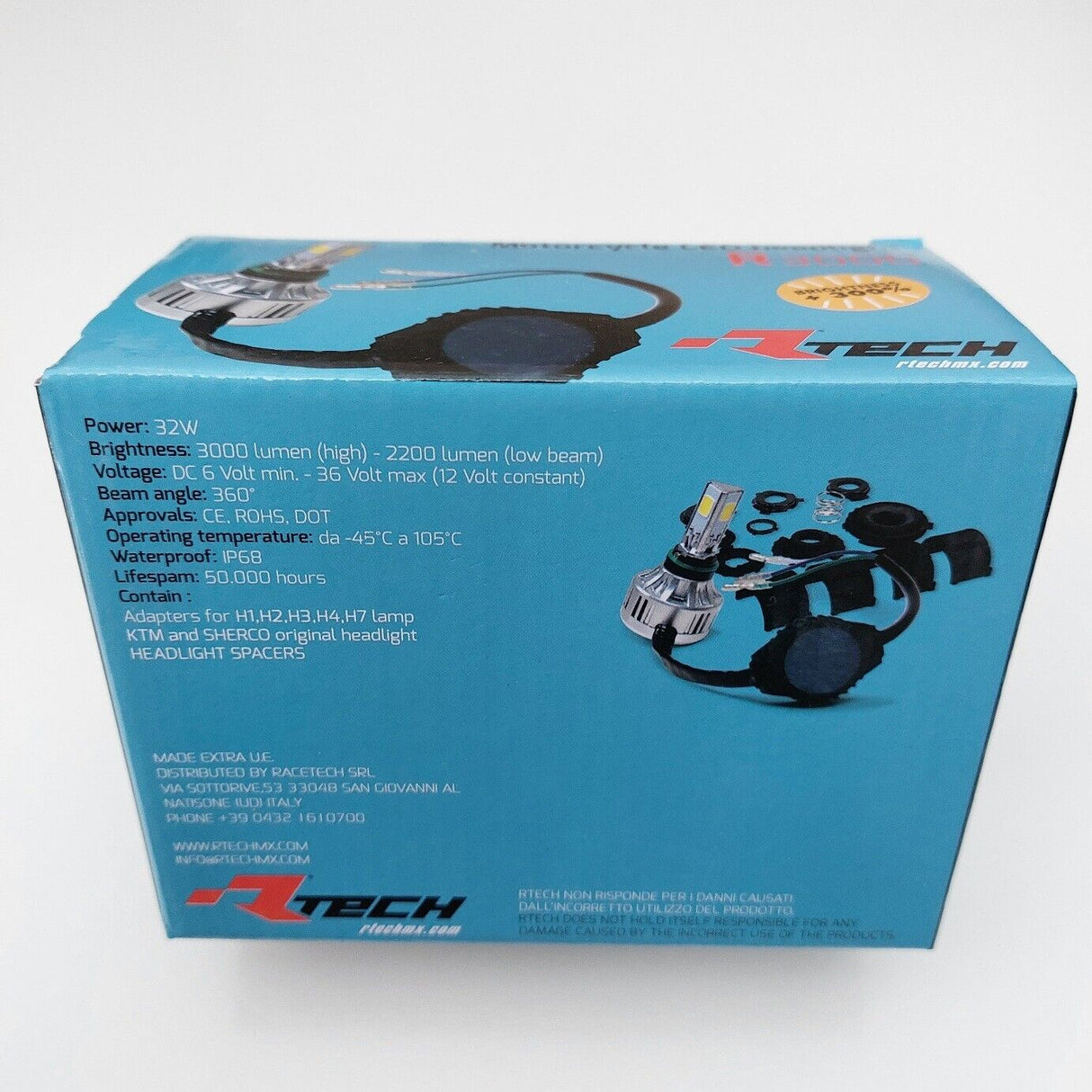 Racetech R3000 32W LED Lamp Kit