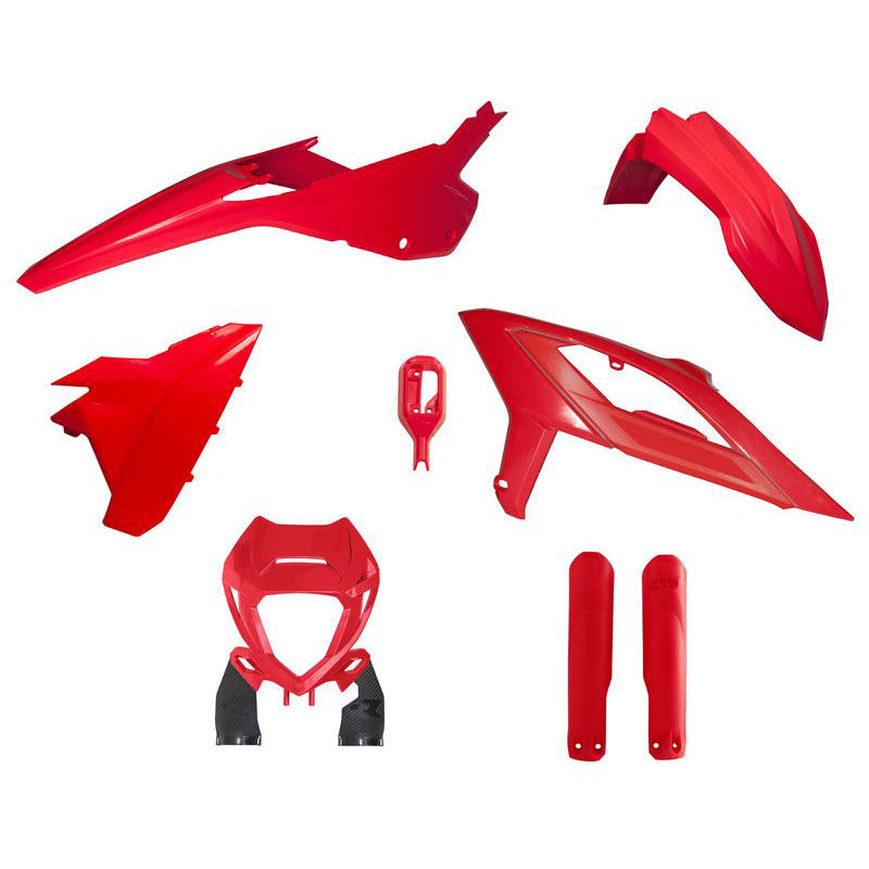 Beta RR 2023-2024 Plastic Kit - Red - with Fork Guards