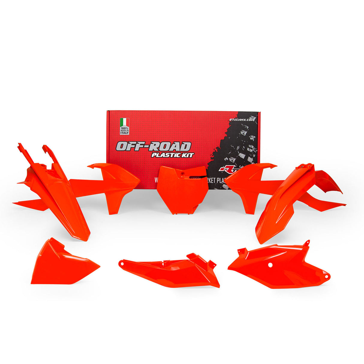 KTM SX 85 2018-2024 Plastic Kit - Fluorescent Orange