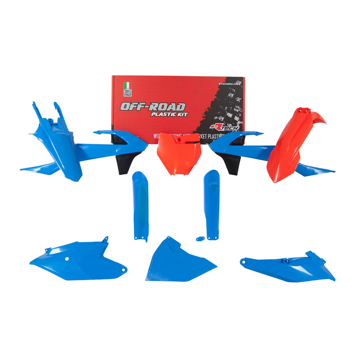 KTM SX 85 2018-2024 Plastic Kit - Light Blue - with Fork Guards