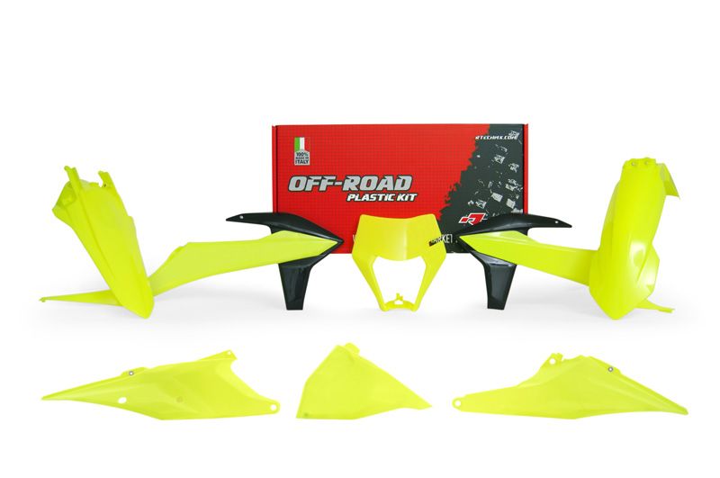 KTM EXC EXCF XC-W 2020-2023 plastic kit - Fluo Yellow