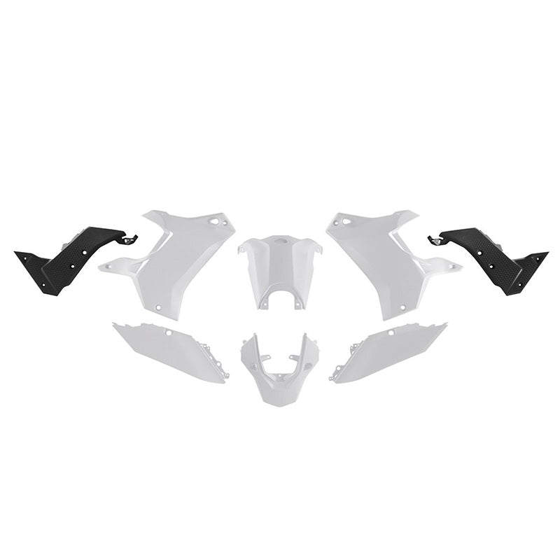 T7 Revolution Plastic Kit Yamaha Tenere 700 - White Black