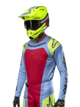 Maglia Alpinestars Techstar Ocuri - Light Blue Yellow