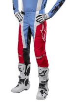 Pantaloni Alpinestars Techstar Ocuri - Light Blue Red
