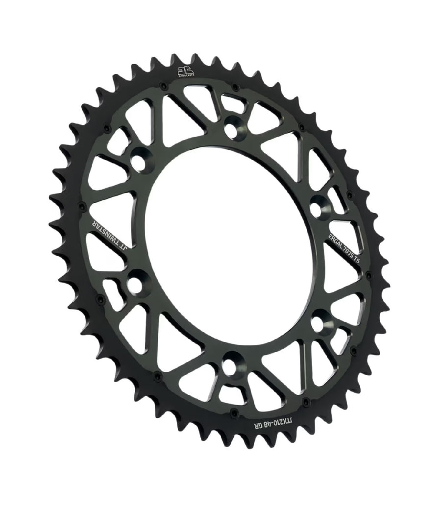 JT TWINSTAR Bi-Metal Sprocket - Gas Gas / Husaberg / Husqvarna / KTM - Gray