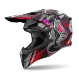 Casco Airoh WRAAAP CYBER - Rosso