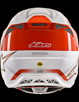 Alpinestars S-M8 Triple Helmet - Orange White