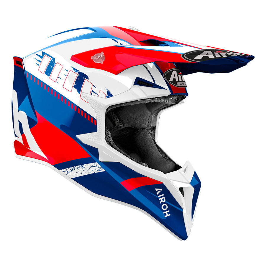 Casco Airoh WRAAAP FEEL - Blu Rosso
