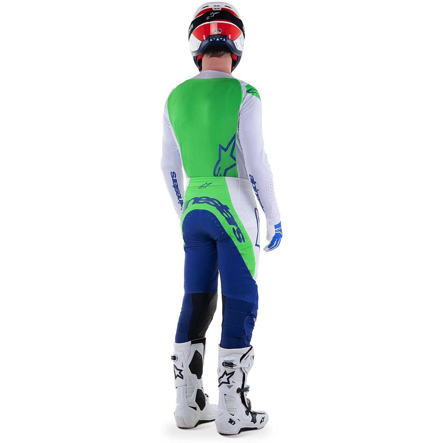 Completo Alpinestars Supertech Risen - Blue White Green