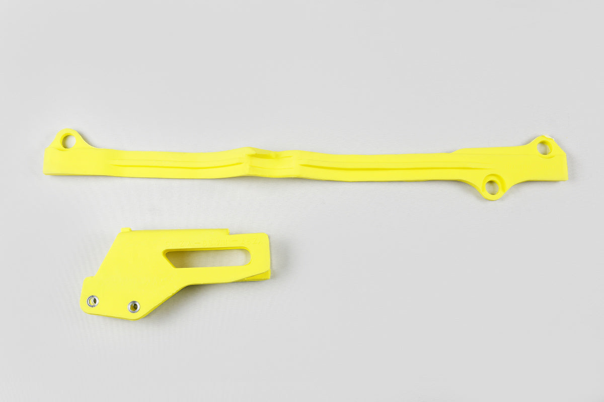 Chain Guide + Fork Band Kit Suzuki RM 2001&gt;2012 - Yellow