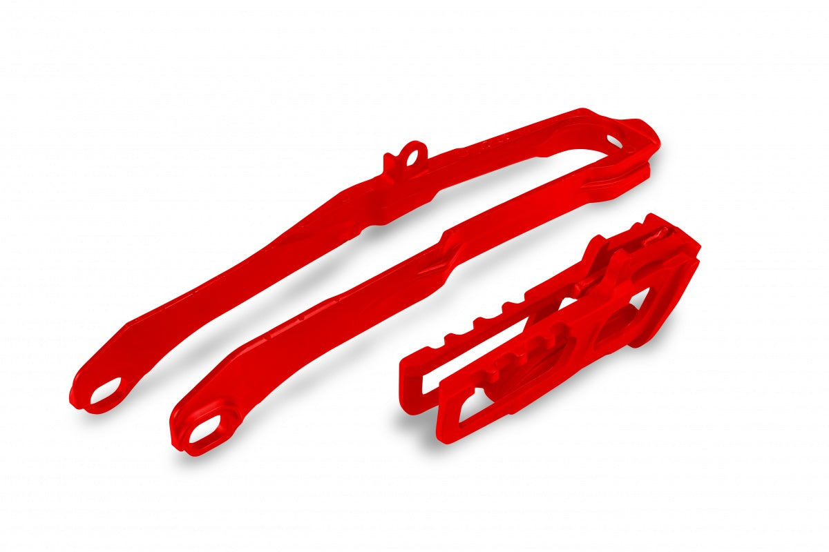 Kit Cruna Catena + Fascia Forcella Honda CRF 20>25 - Rosso