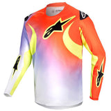 Alpinestars Racer Lucent Jersey for Boys - White, Red, Yellow