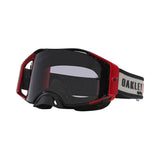Maschera Oakley Airbrake MX TLD Troy Lee Designs Grey Blocks
