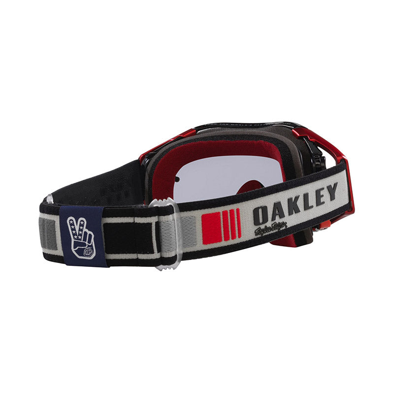 Maschera Oakley Airbrake MX TLD Troy Lee Designs Grey Blocks