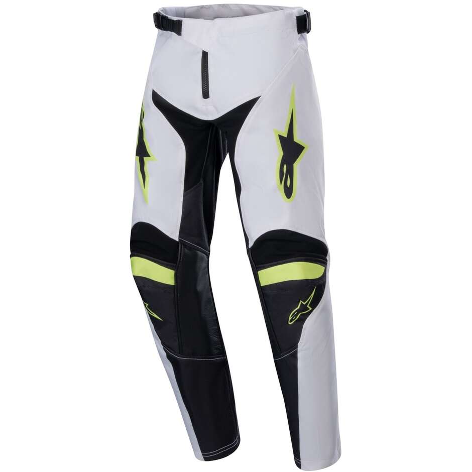 Alpinestars Racer Lucent Pants for Boys - White, Black, Yellow