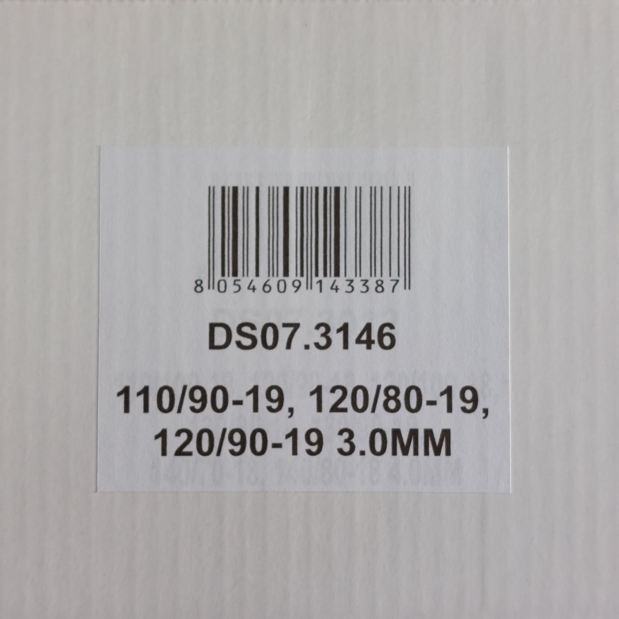 Camera d'aria 3mm 110/90-19, 120/80-19, 120/90-19