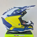 Casco Airoh Aviator 3 SABER - Blue Matt