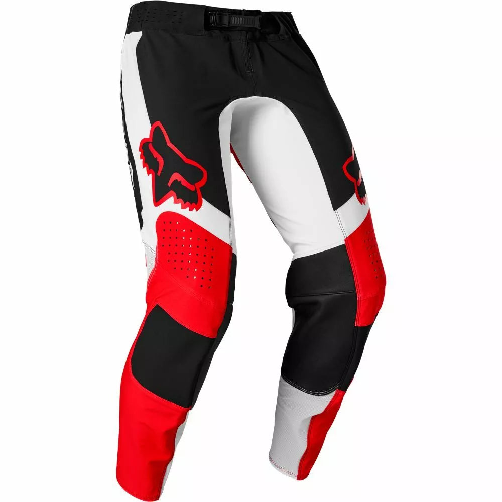 Pantaloni FOX Flexair Honda - Rosso Nero Bianco