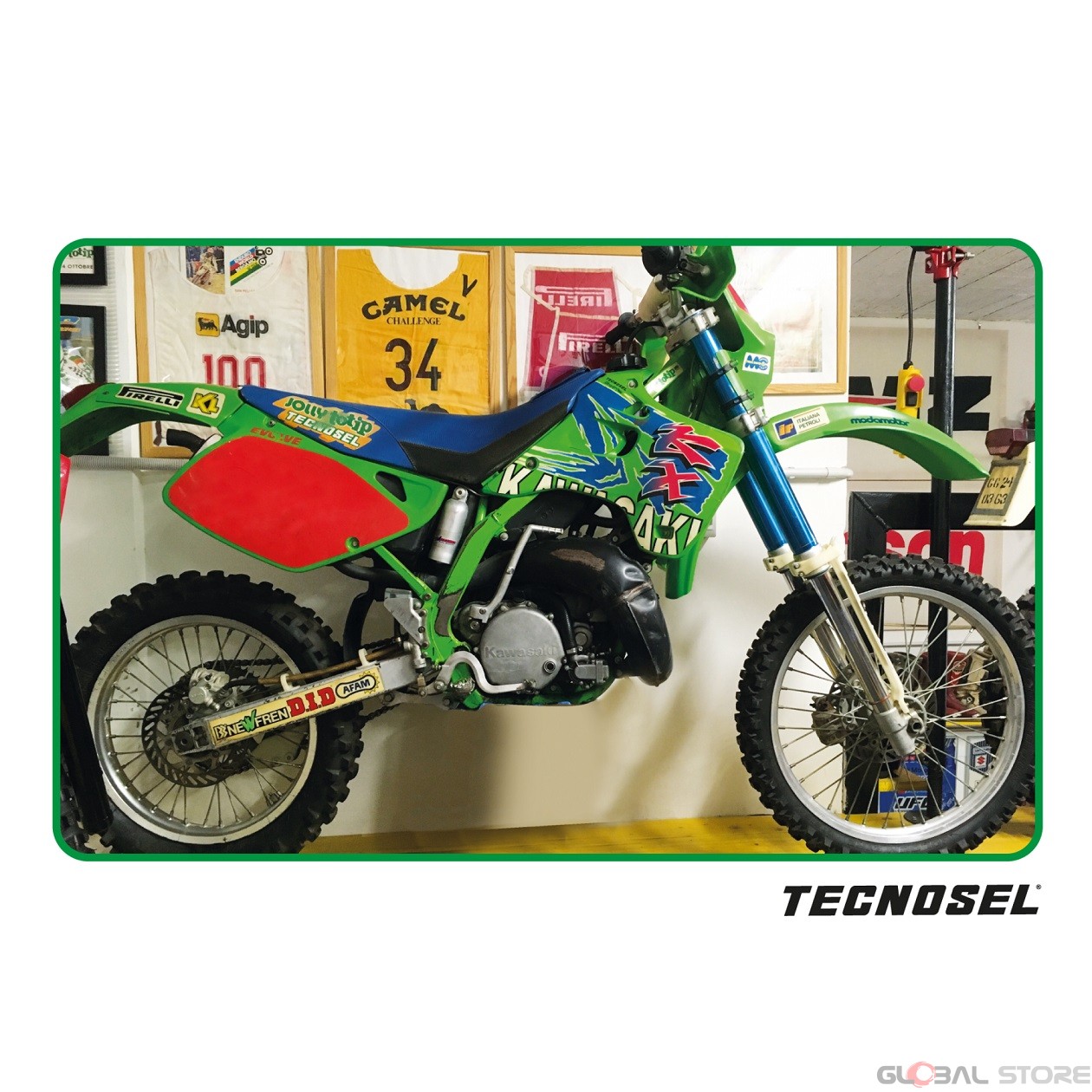 Kit Adesivi Replica Team Kawasaki 1993 KX 125-250 1992>1993