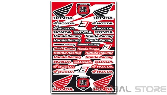 Foglio Adesivi Honda Racing Blackbird
