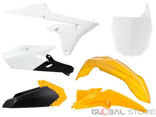 Kit Plastiche Yamaha YZF 250-450 2014=>2017 Giallo