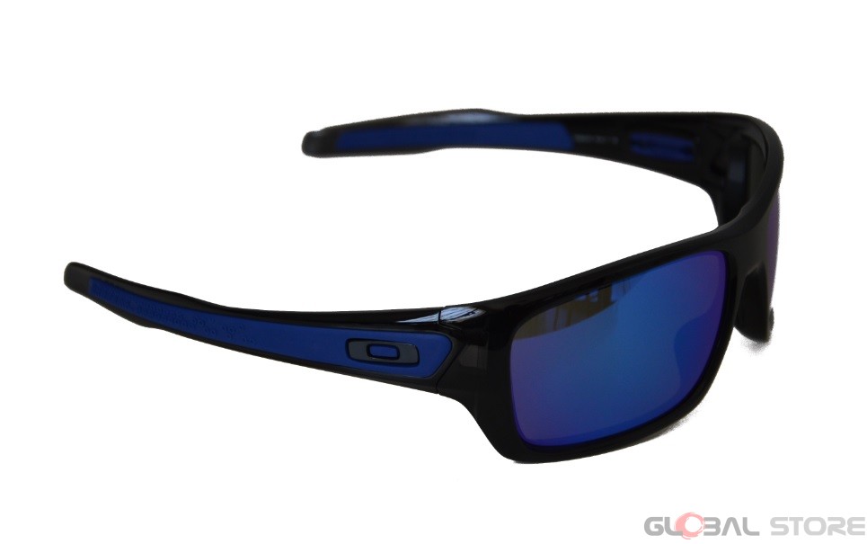 Occhiali Oakley Turbine Black Ink / Sapphire Iridium oo9263-05 Sunglasses