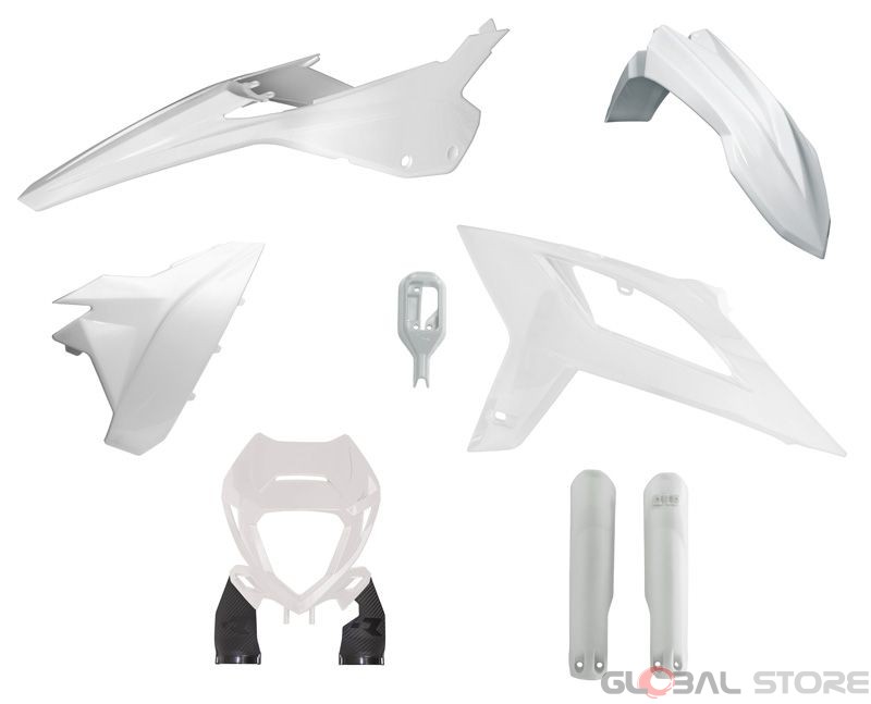 Kit Plastiche Completo Beta RR 125-200-250-300-350-390-430-480 2020>2022 - Bianco