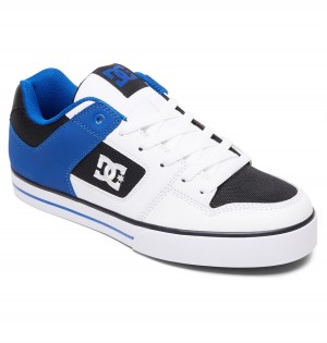 Scarpe DC Shoes Pure White Black Blue