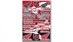 Foglio Adesivi Honda Racing Blackbird