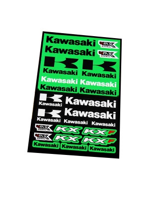 Foglio Adesivi Kawasaki