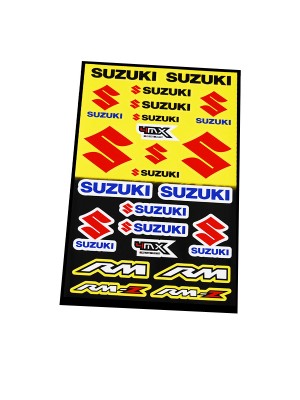 Foglio Adesivi Suzuki