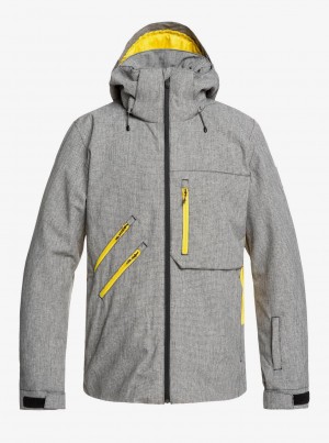 Giacca Snowboard Quiksilver Traverse Black Heather