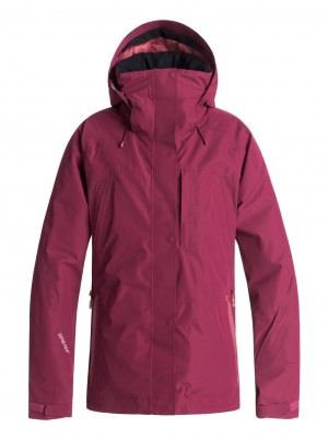 Giacca Donna Neve Roxy Wilder 2L Gore-Tex Beet Red