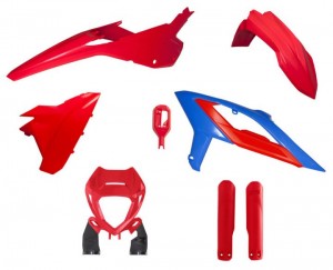 Kit Plastiche Completo Beta RR 125-200-250-300-350-390-430-480 2023 - Rosso Blu