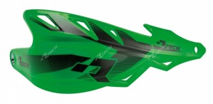 Coppia Paramani Rtech Raptor Verde Green Universali Moto Handguards