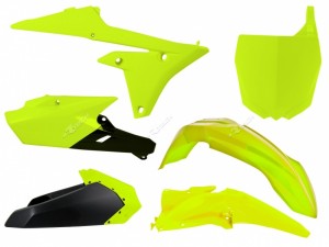 Kit Plastiche Yamaha YZF 250-450 2014=>2016 Giallo Fluo
