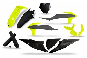 Kit Completo Plastiche KTM SX SXF 2019>2022 Nero Grigio Giallo Fluo