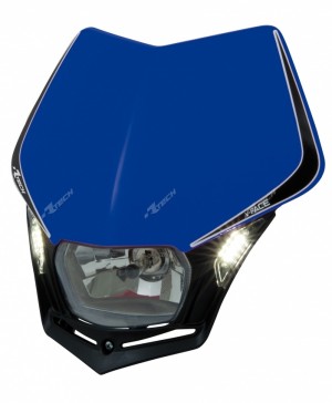 Mascherina Faro Anteriore Rtech V-Face LED Blu Yamaha