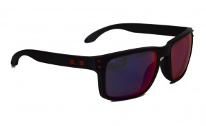 Occhiali Oakley Holbrook Matte Black / +Red Iridium oo9102-36 Sunglasses