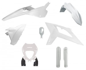 Kit Plastiche Completo Beta RR 125-200-250-300-350-390-430-480 2020>2022 - Bianco